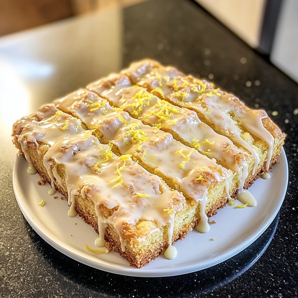 Saftiger Zitronenkuchen