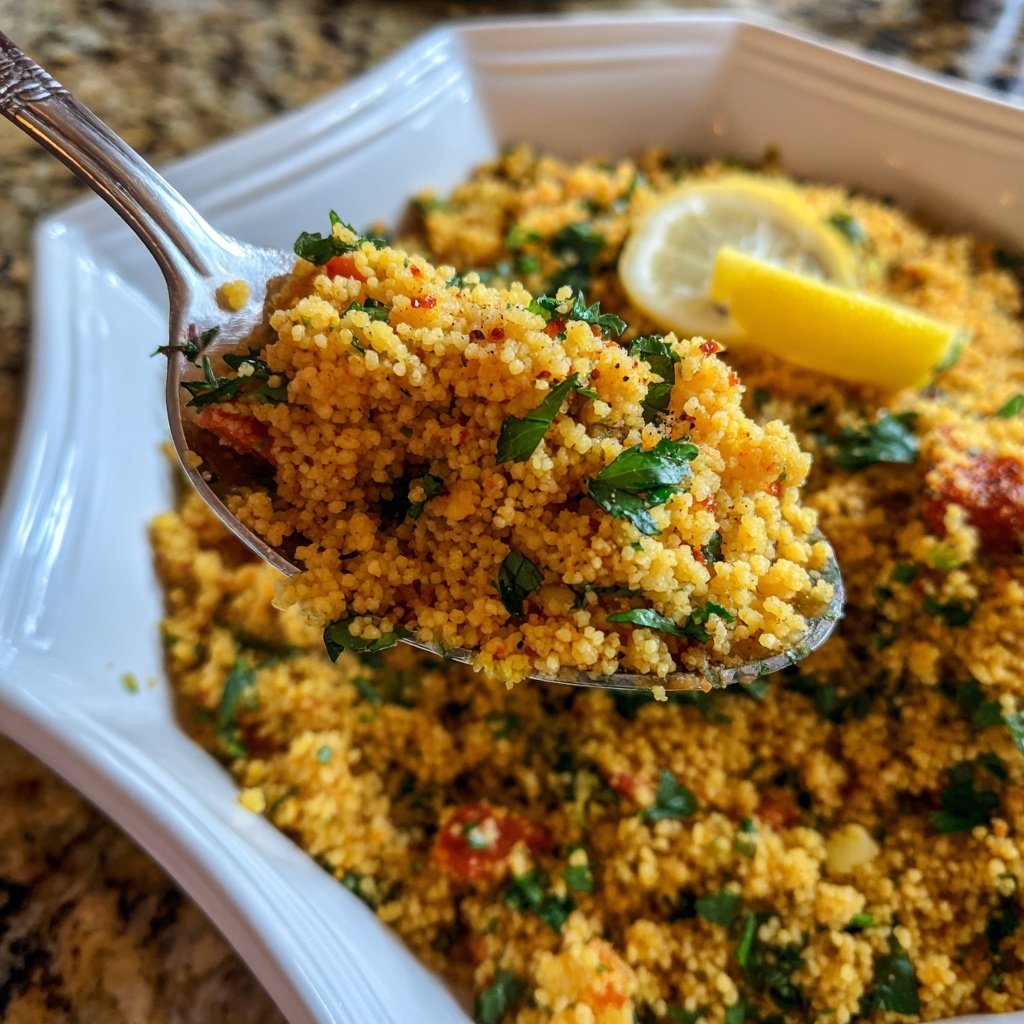 Couscous mit Kräutern und Zitrone