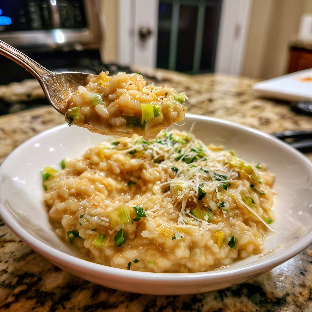 Risotto mit Lauch