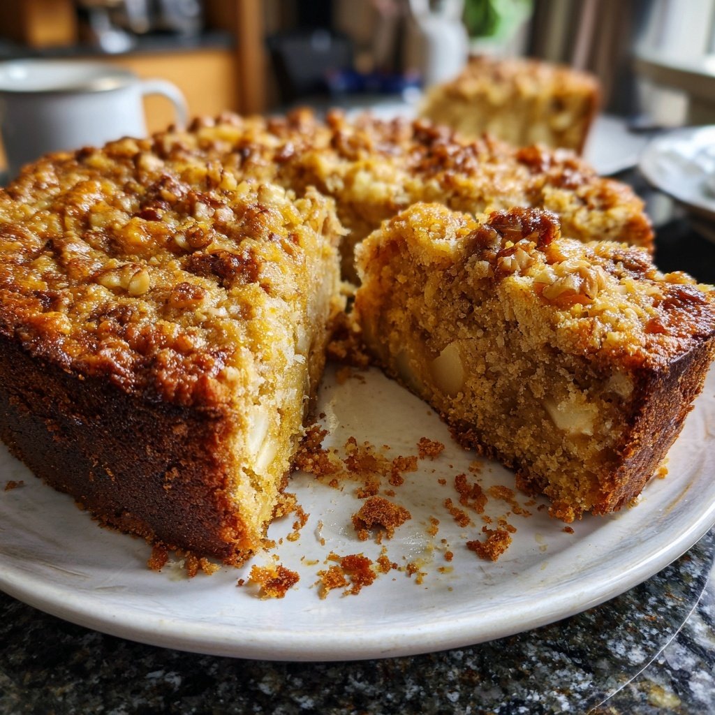 Karottenkuchen Mit Apfel Und Nüssen
