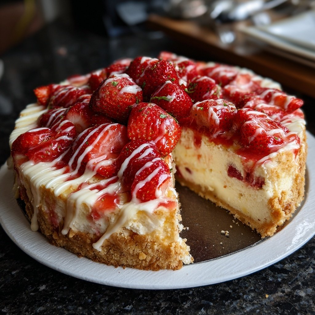 Erdbeer Schmand Kuchen Klassisch
