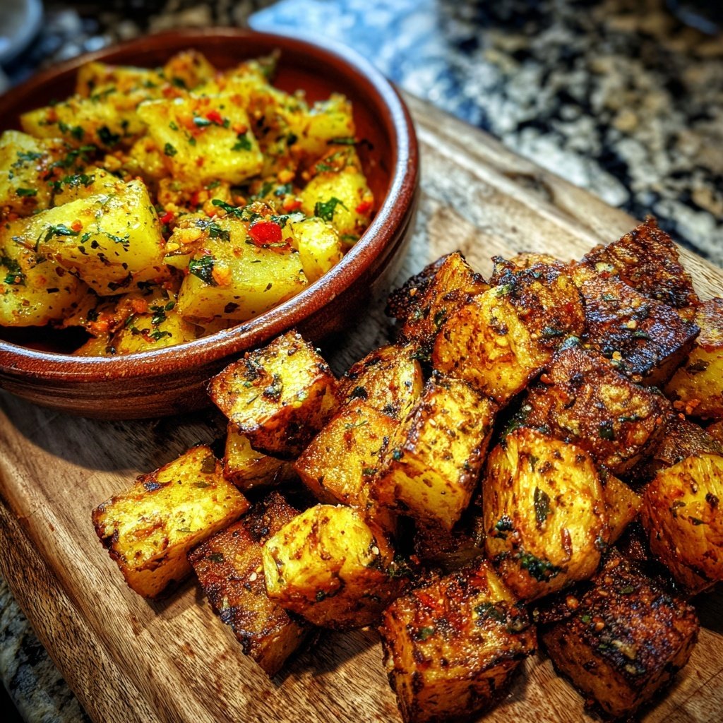 Grill Beilagen Mit Kartoffel Würfeln