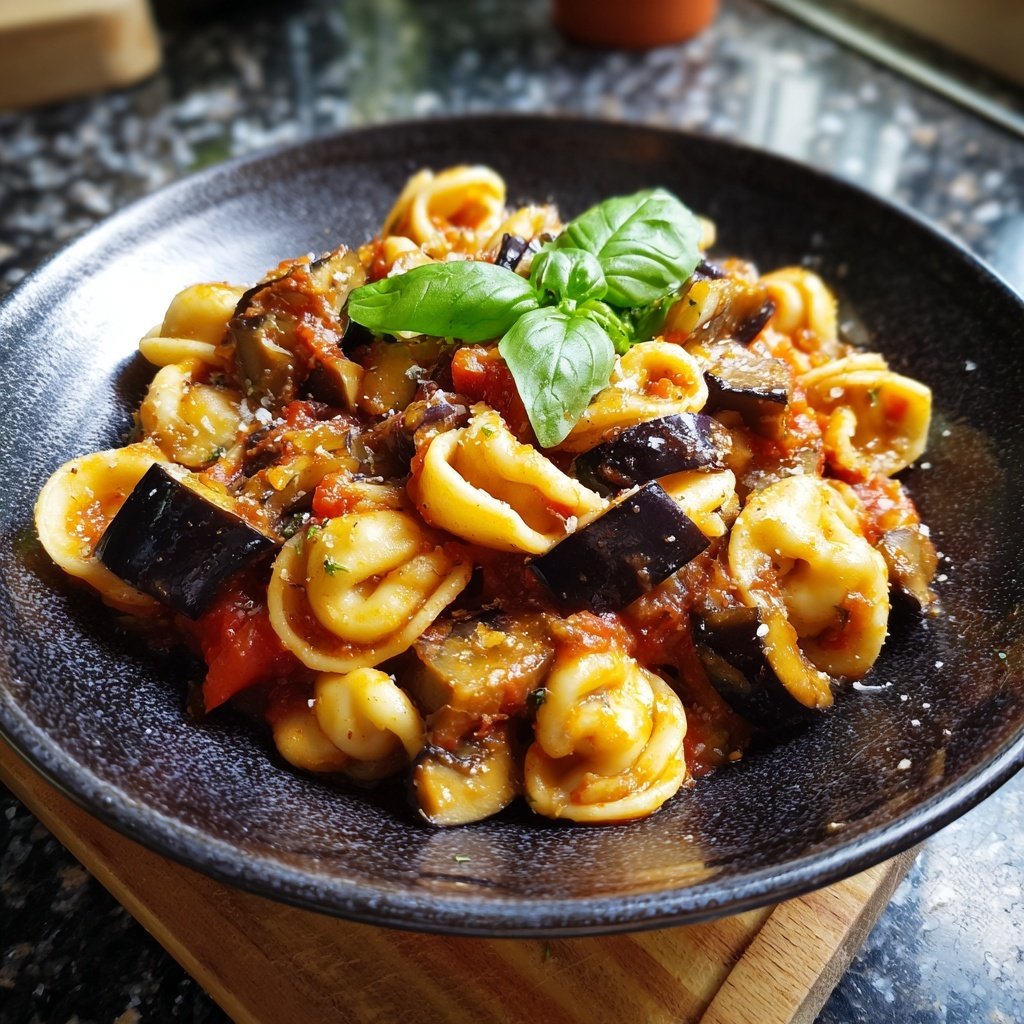 Internationale Küche Italienische Pasta alla Norma