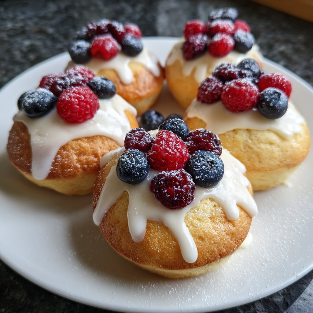 Mini-Törtchen mit Beeren