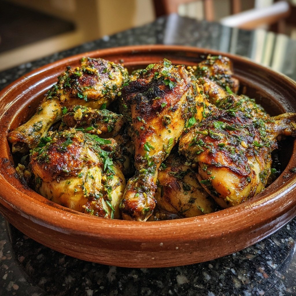 Internationale Küche Marokkanisches Hähnchen-Tagine