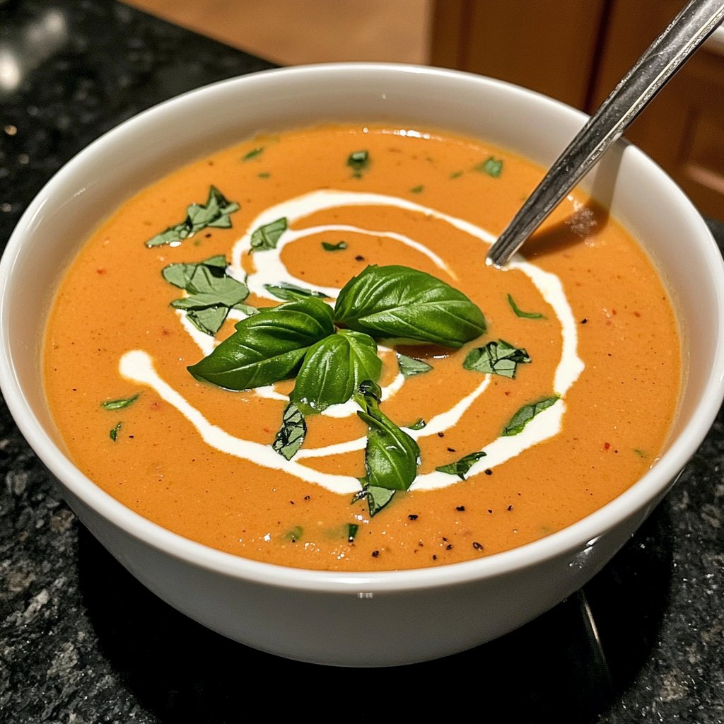 Cremige Tomatensuppe