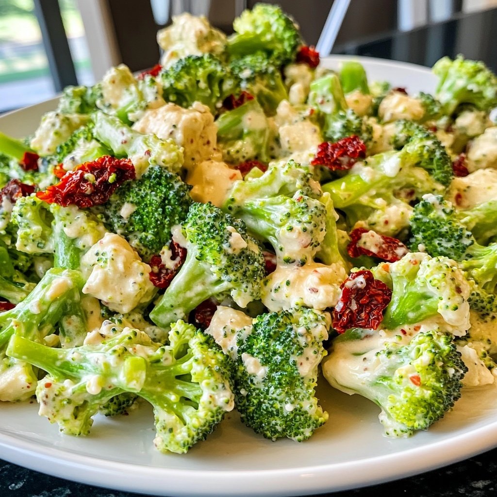 Brokkoli-Salat als Beilagensalat zum Grillen