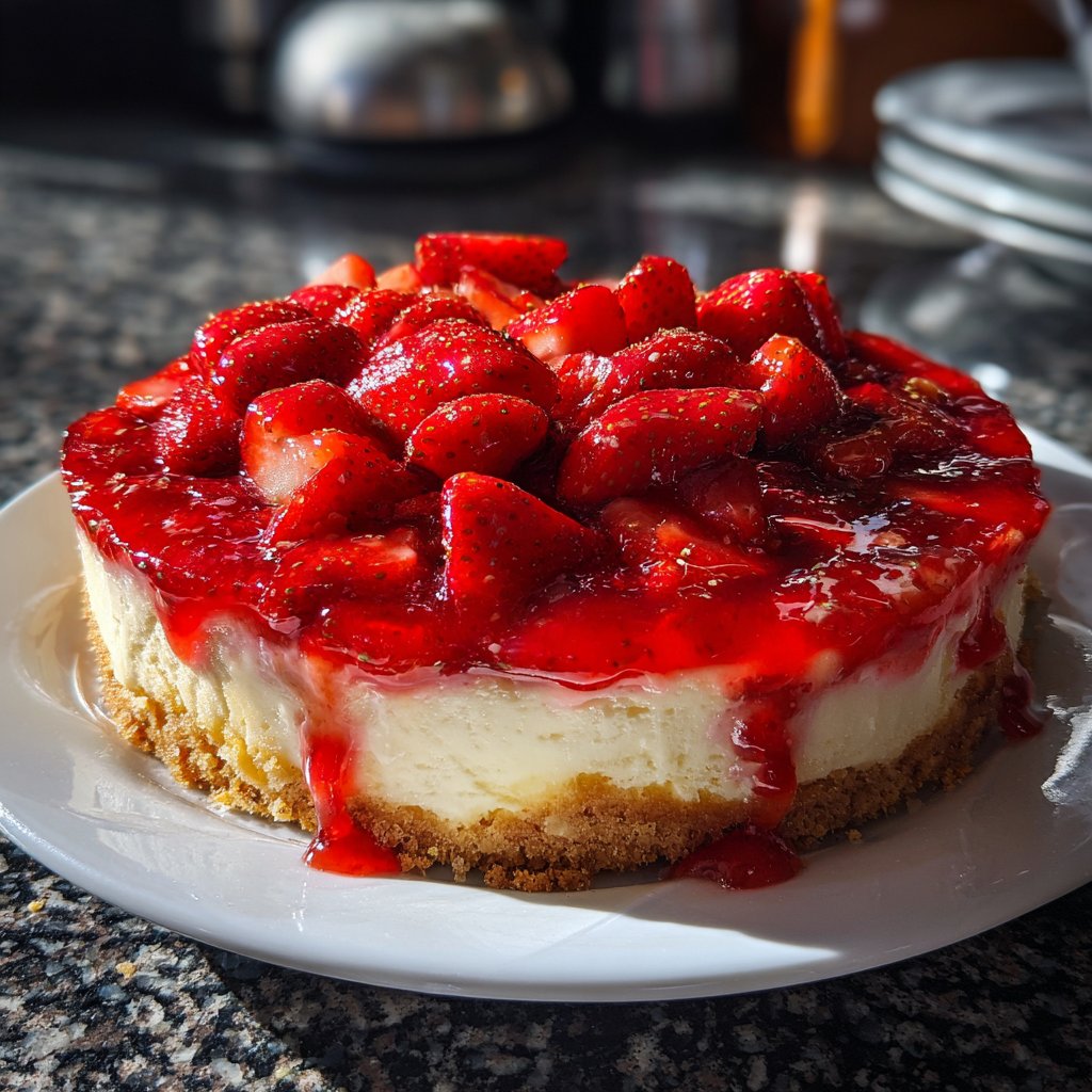 Erdbeerkuchen Mit Keksboden