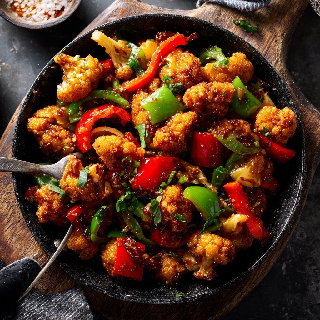 Blumenkohl Pfanne Asiatisch